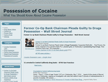 Tablet Screenshot of possessionofcocaine.com